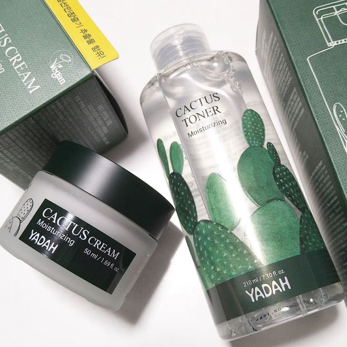 カクタス保湿クリーム/YADAH/フェイスクリームを使ったクチコミ（1枚目）