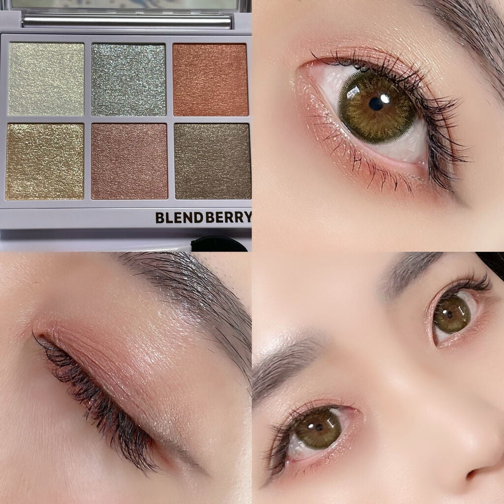 オーラクリエイション/BLEND BERRY/アイシャドウパレットを使ったクチコミ(6枚目)