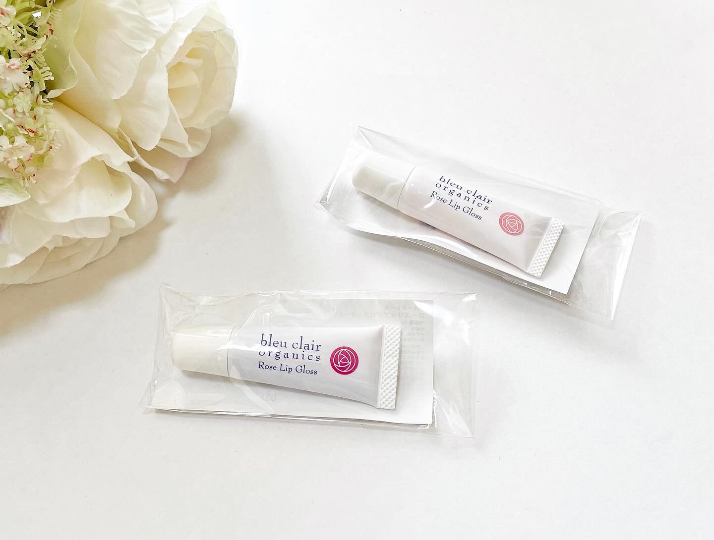 ローズリップグロス オーガニックレッド/ブルークレール/リップグロスを使ったクチコミ（1枚目）