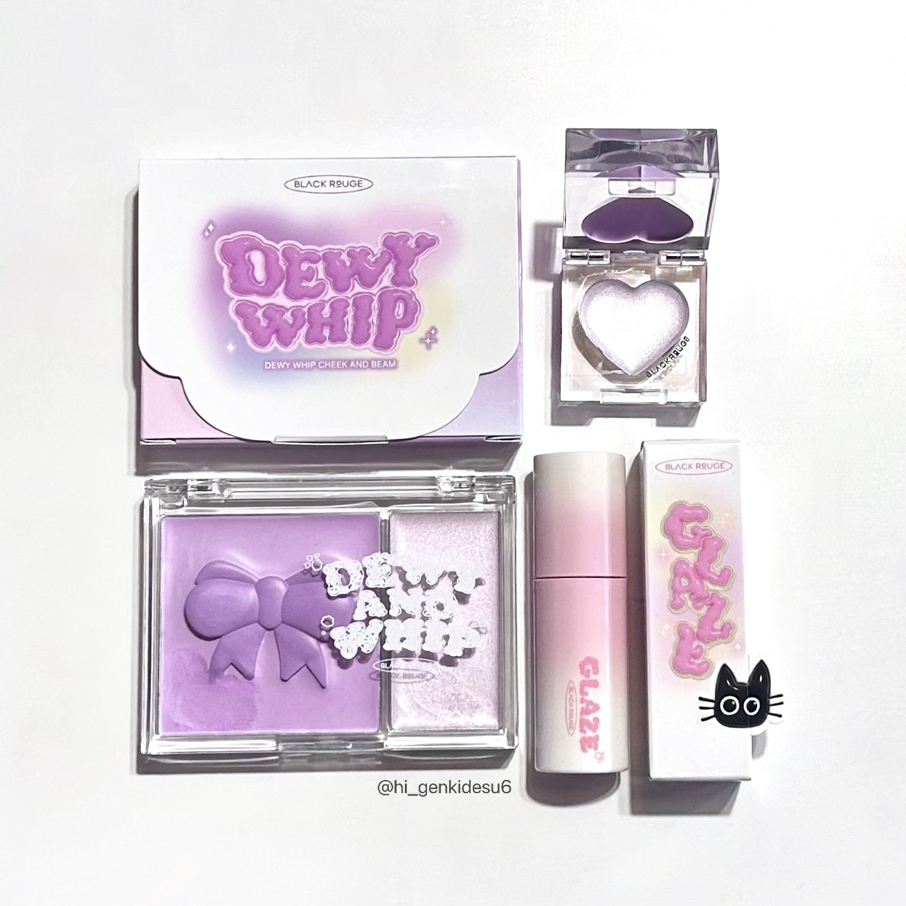 デューイホイップチーク＆ビーム/BLACK ROUGE/パウダーチークを使ったクチコミ（1枚目）