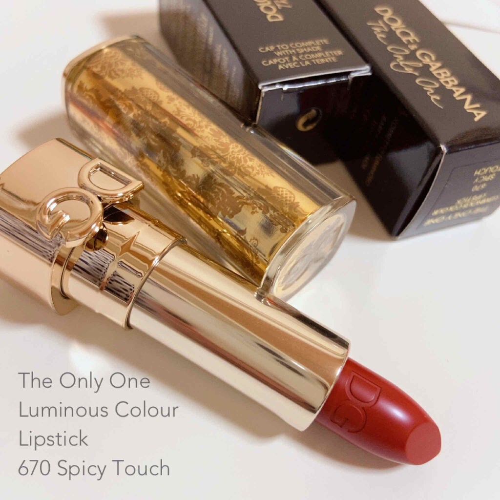 ザ・オンリーワン ルミナスカラー リップスティック/DOLCE&GABBANA BEAUTY/口紅を使ったクチコミ(2枚目)