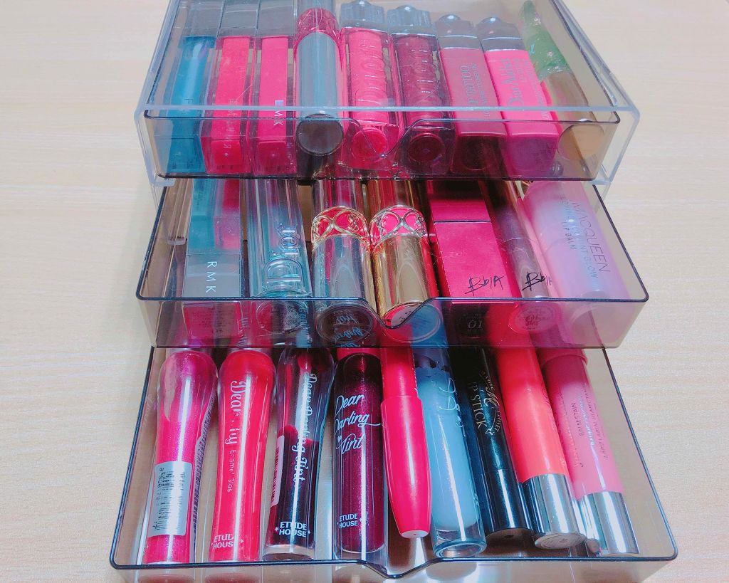 3段式クリアーケース/DAISO/その他化粧小物を使ったクチコミ(1枚目)