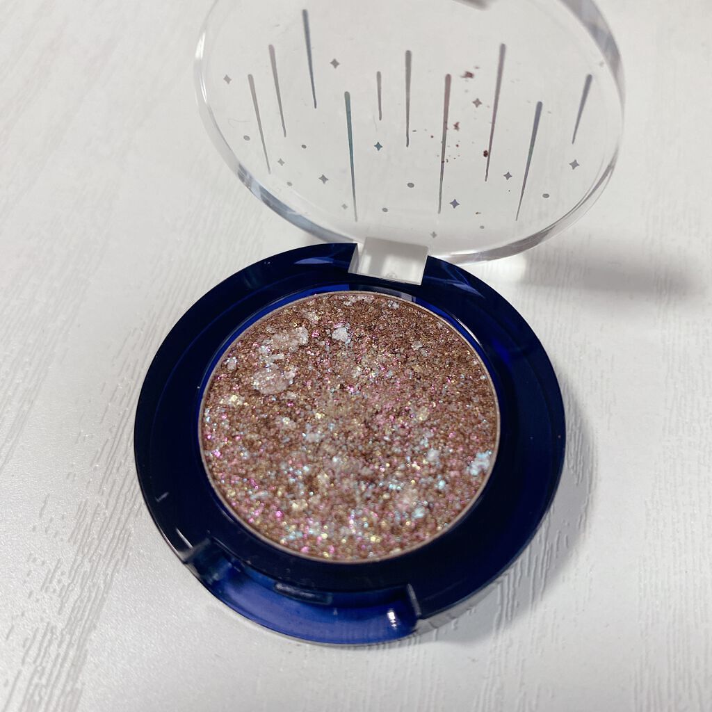 グリッター シャドウ カラー 05 アゥアギャラクシー(OUR GALAXY)/rom&nd/グリッターを使ったクチコミ（2枚目）