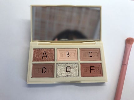 ハーシー プレイカラーアイズミニ/ETUDE/アイシャドウパレットを使ったクチコミ(2枚目)