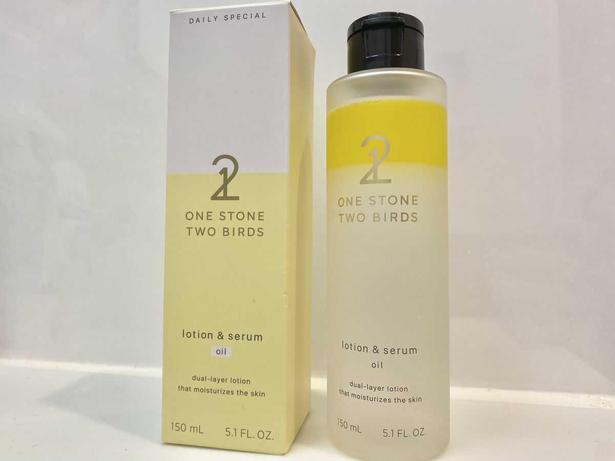 オイルインローション/ONE STONE TWO BIRDS/化粧水を使ったクチコミ（1枚目）