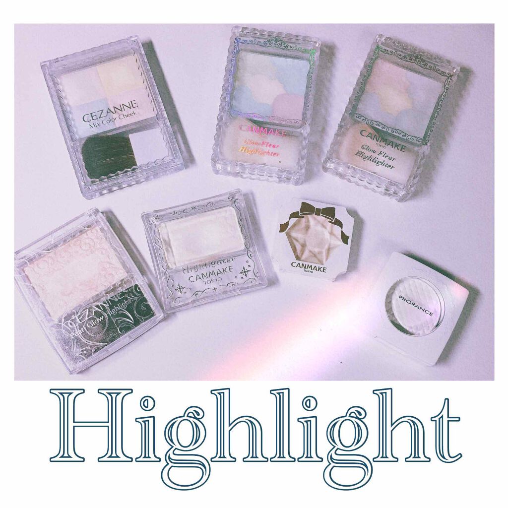 グロウフルールハイライター/キャンメイク/パウダーハイライトを使ったクチコミ（1枚目）