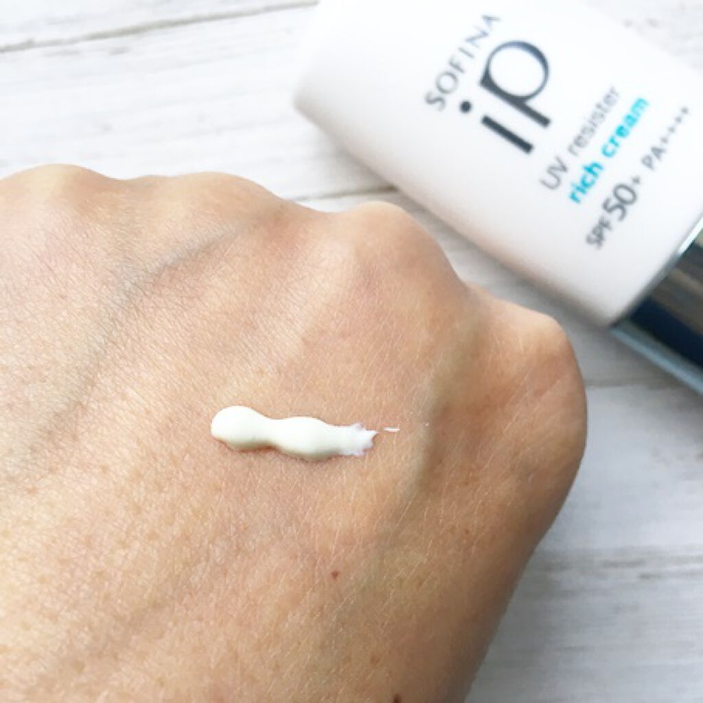 SOFINA iP UV レジスト リッチクリーム/SOFINA iP/日焼け止め・UVケアを使ったクチコミ（3枚目）