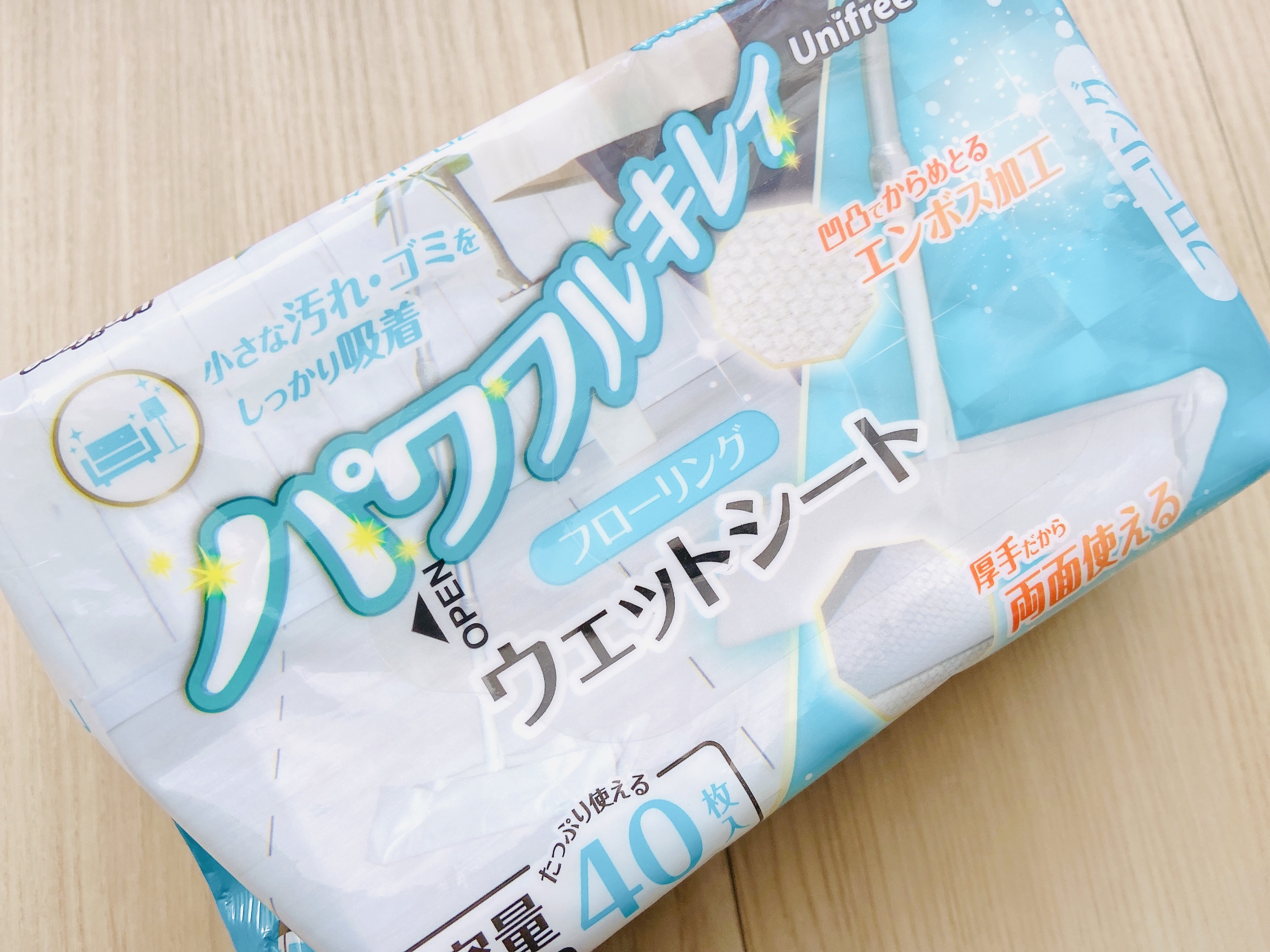 パワフルキレイ　フローリングウェットシート/丸藤/その他を使ったクチコミ（3枚目）