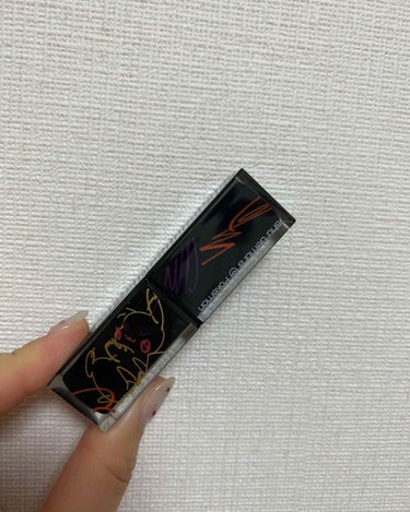 ルージュ アンリミテッド アンプリファイド マット＜2019年クリスマスコフレ限定＞/shu uemura/口紅を使ったクチコミ（2枚目）