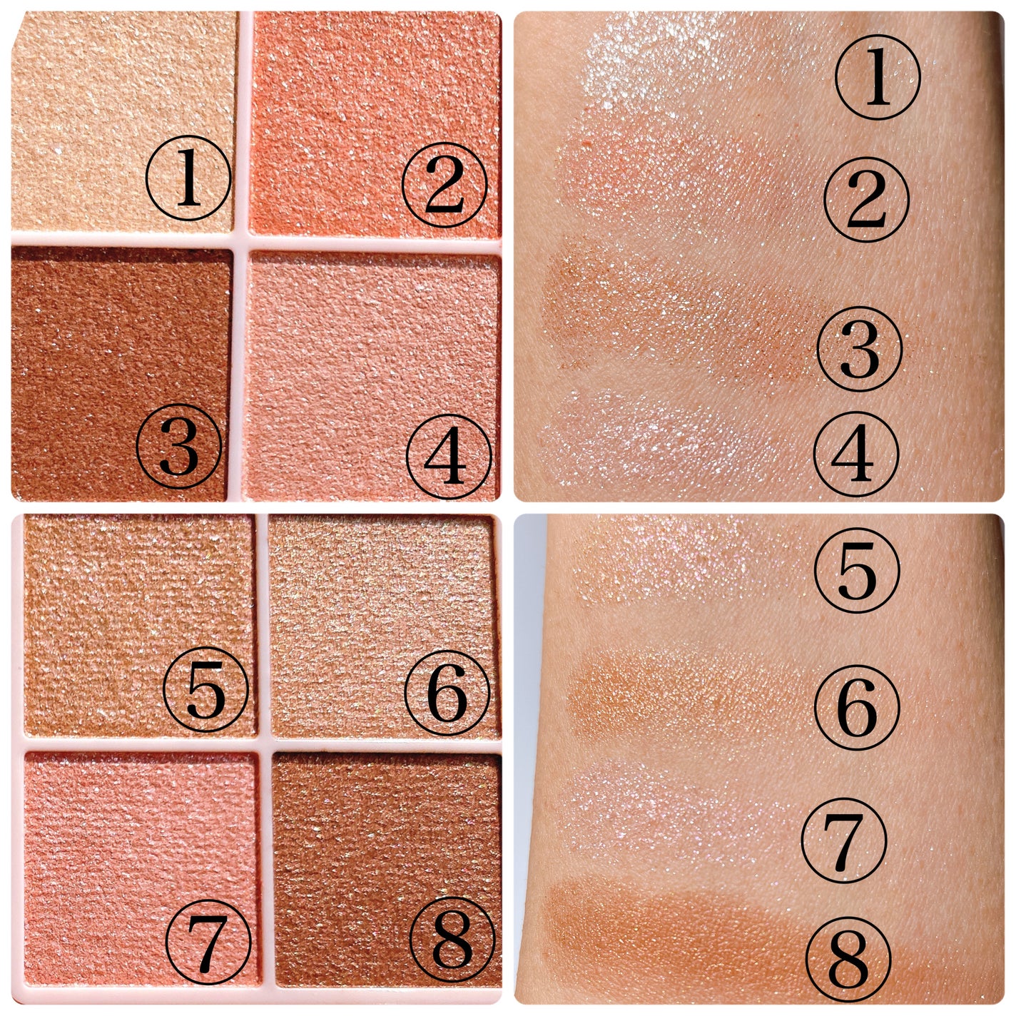 プティパレットアイズ(スパークリングタイプ)/キャンメイク/アイシャドウを使ったクチコミ(6枚目)