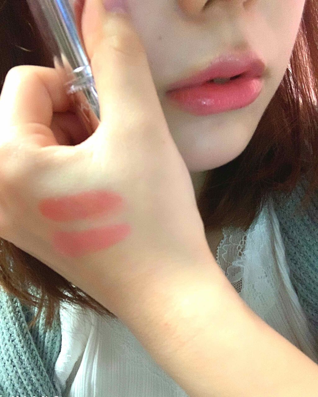 ラスティンググロスリップ/CEZANNE/口紅を使ったクチコミ(1枚目)