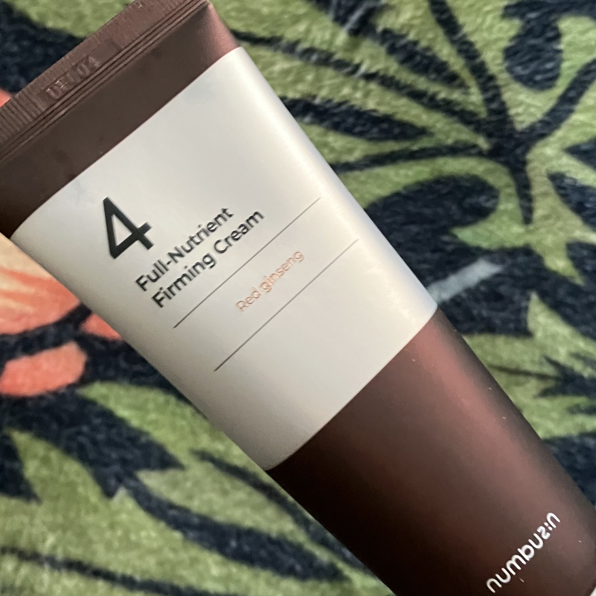 4番 高麗人参たっぷり栄養膜クリーム 60ml/numbuzin/フェイスクリームを使ったクチコミ（1枚目）