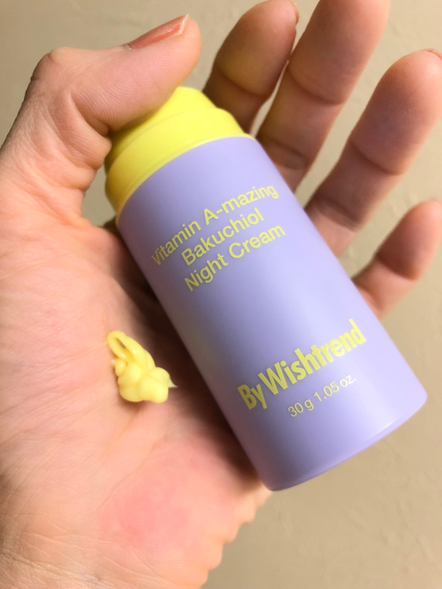 ビタミンA-mazingバクチオールナイトクリーム/By Wishtrend/フェイスクリームを使ったクチコミ(1枚目)