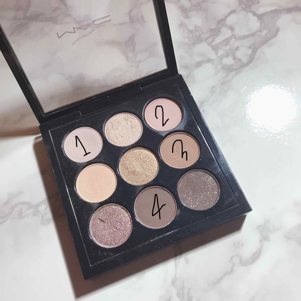 スモール アイシャドウ×9/M・A・C/アイシャドウパレットを使ったクチコミ（2枚目）