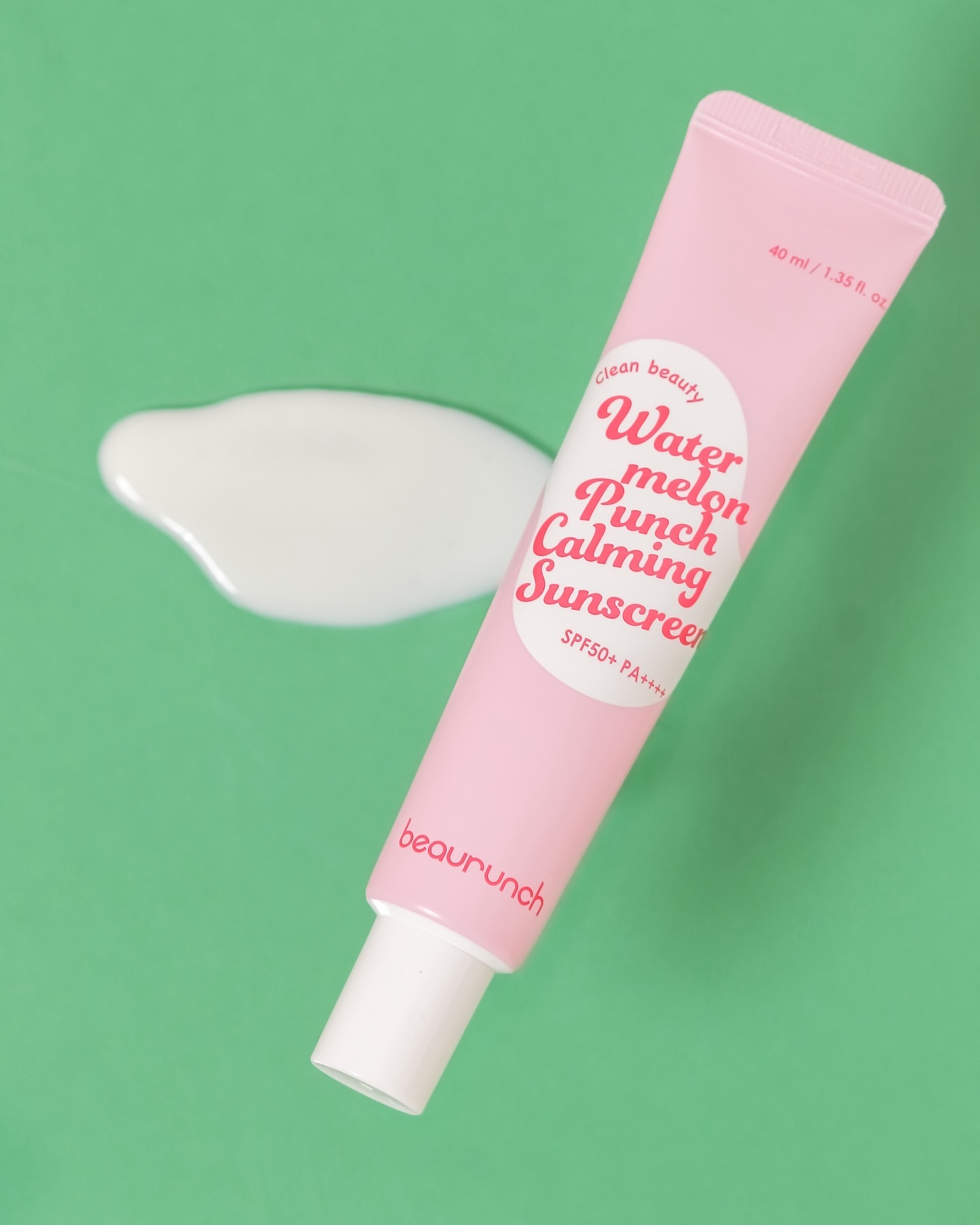 ウォーターメロン パンチ カミング サンスクリーン / スイカサンクリーム / SPF 50+ PA++++  /ビューランチ/日焼け止めクリームを使ったクチコミ（1枚目）