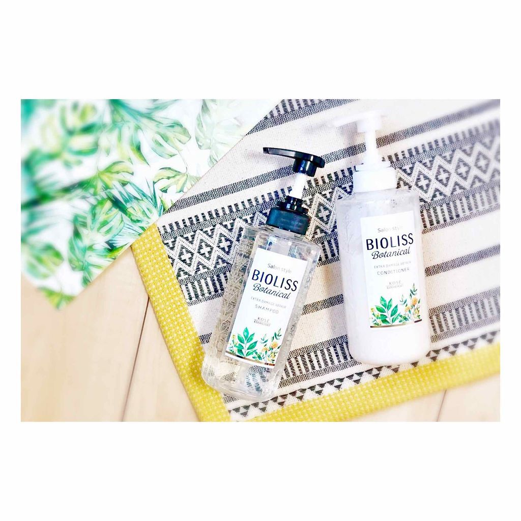 SSビオリス ボタニカル シャンプー／コンディショナー(エクストラダメージリペア)/SSビオリス/市販シャンプーを使ったクチコミ（1枚目）