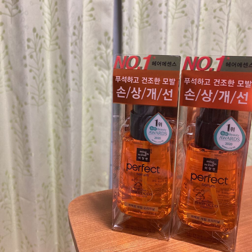 パーフェクト セラム オリジナル/miseenscene/ヘアオイルを使ったクチコミ(1枚目)