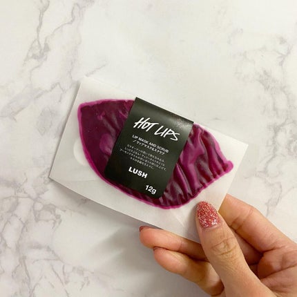 ラッシュ ホットリップス リップマスク&スクラブのクチコミ「チェリーの香りでリップマスク&スクラブ🍒
#lush #ラッシュ
#ホットリップス
#リップ.....」(1枚目)