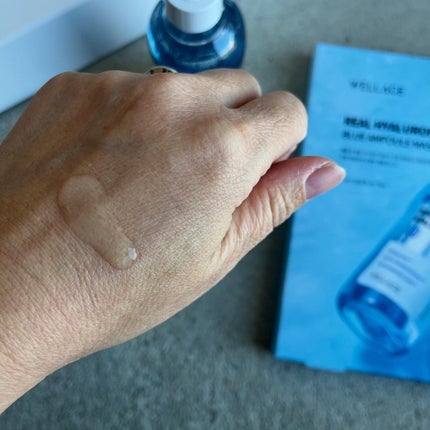 リアルヒアルロニックブルーアンプル 100/Wellage/美容液を使ったクチコミ(4枚目)