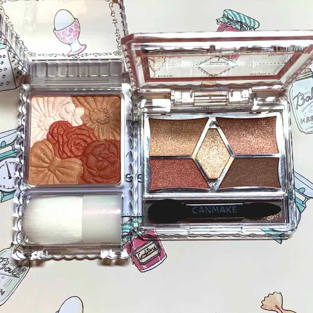 グロウフルールチークス/キャンメイク/パウダーチークを使ったクチコミ（2枚目）