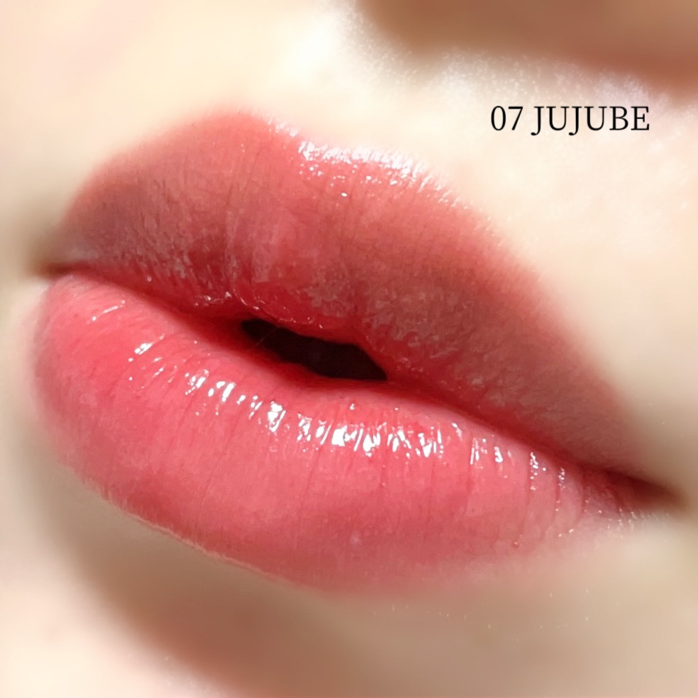 ジューシーラスティングティント/rom&nd/リップティントを使ったクチコミ（3枚目）