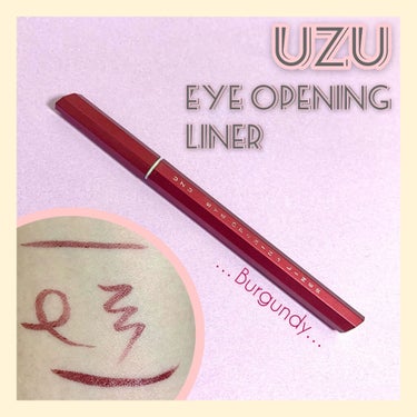 UZU BY FLOWFUSHI
EYE OPENING LINER　BURGUNDY

カラーアイライナーを使わない私が唯一持ってるバーガンディカラーのアイライナー👏🏻


書きやすさは皆さんご存知だ