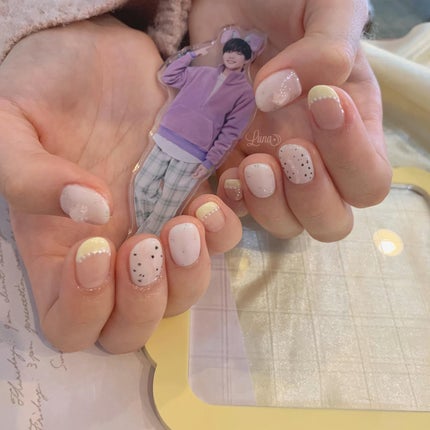 Iuna. Mizuki on LIPS 「.スペシャルプラン🌼#nail#nailstagram#gel..」(1枚目)