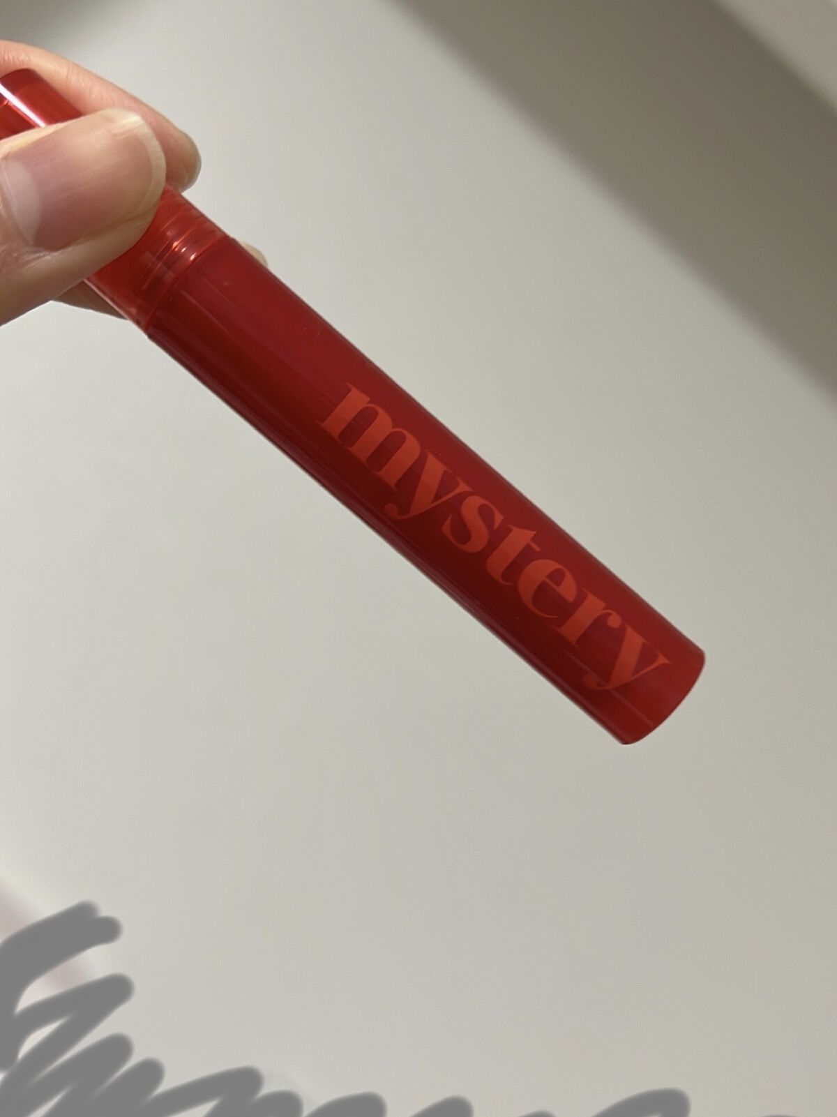 アイムミミ ミステリー フラッシュティント 003 ミステリーキャロットジュース/i’m meme/リップティントを使ったクチコミ（1枚目）