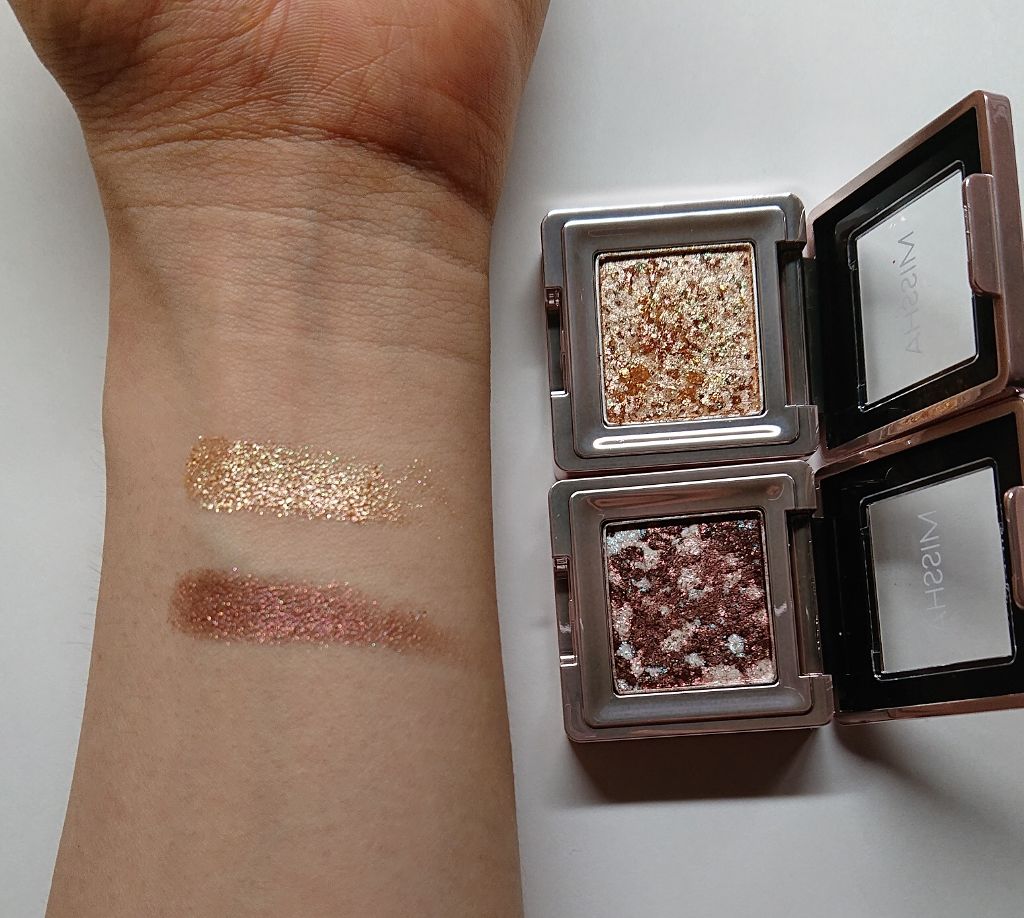 グリッタープリズム シャドウ/MISSHA/グリッターを使ったクチコミ（2枚目）