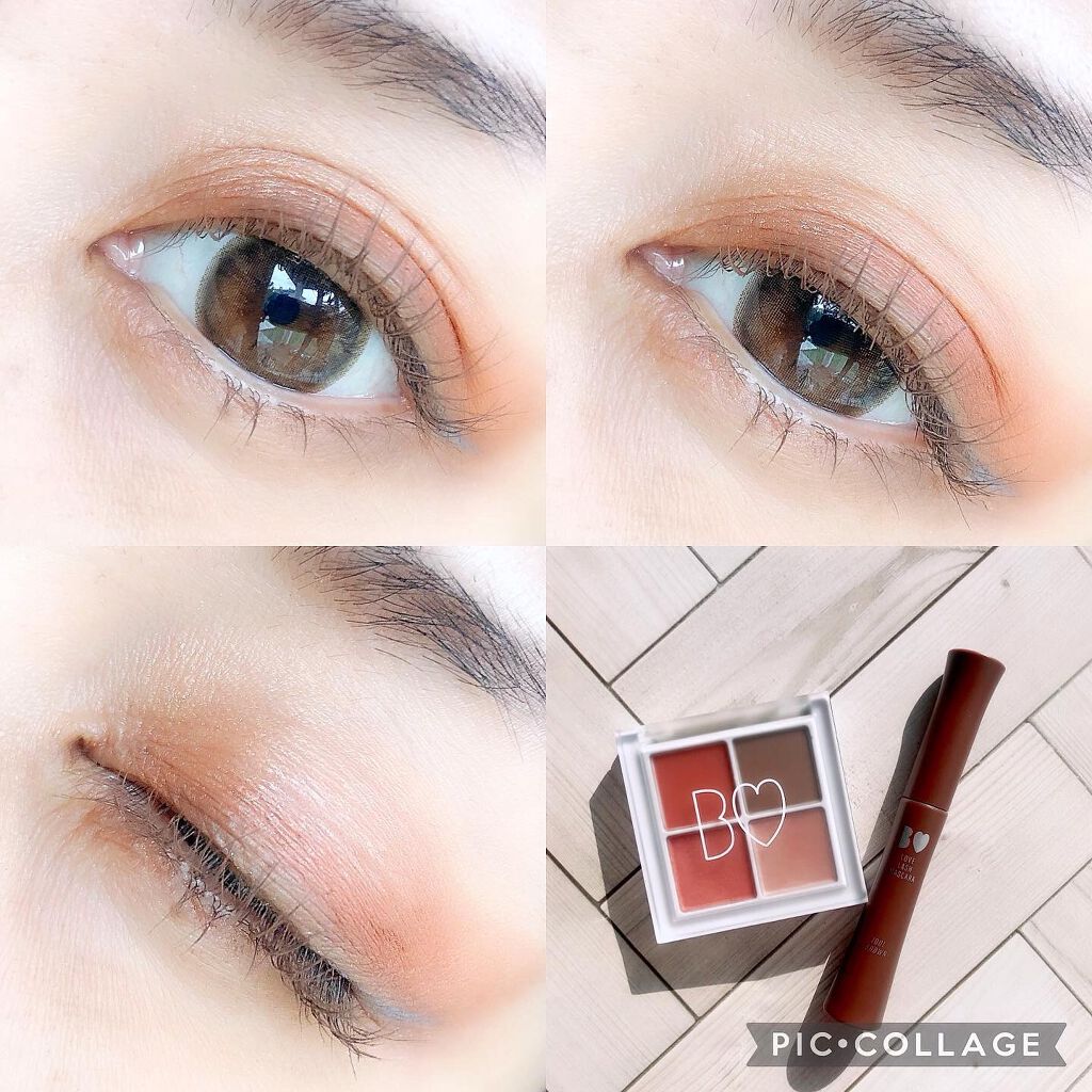 THE アイパレR 101 気ままのオレンジカーキ【旧】/b idol/アイシャドウパレットを使ったクチコミ（3枚目）