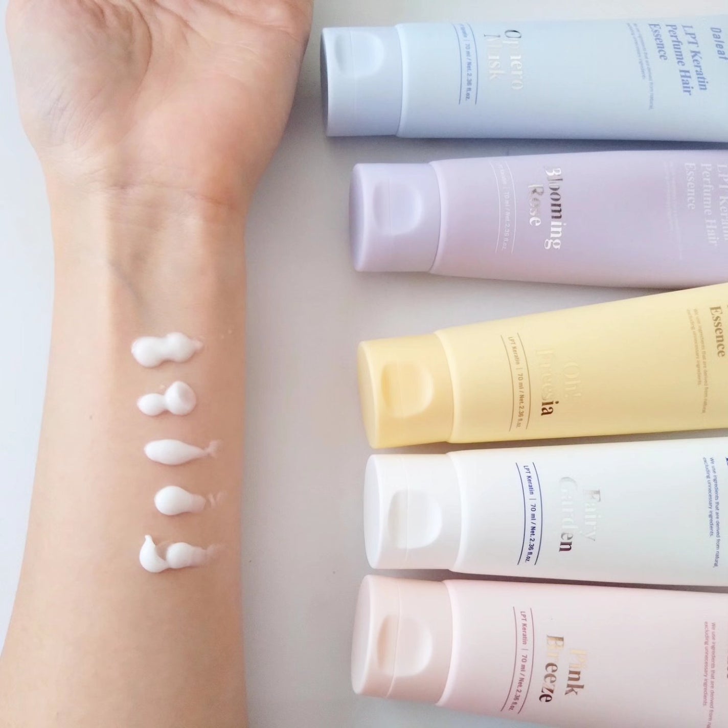 LPT Keratin パフュームヘアエッセンス Blooming Rose/Daleaf/ヘアミルクを使ったクチコミ(5枚目)