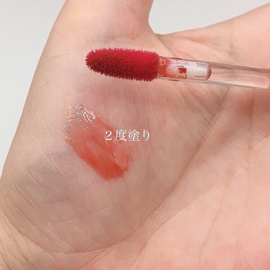 ジューシーパンピンググロス/INTO U/リップグロスを使ったクチコミ(4枚目)