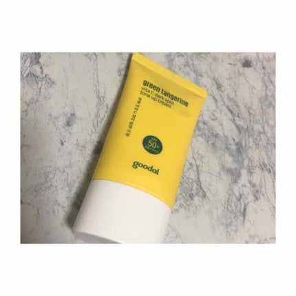 グリーンタンジェリンビタCダークスポットトーンアップクリーム/goodal/化粧下地を使ったクチコミ(1枚目)