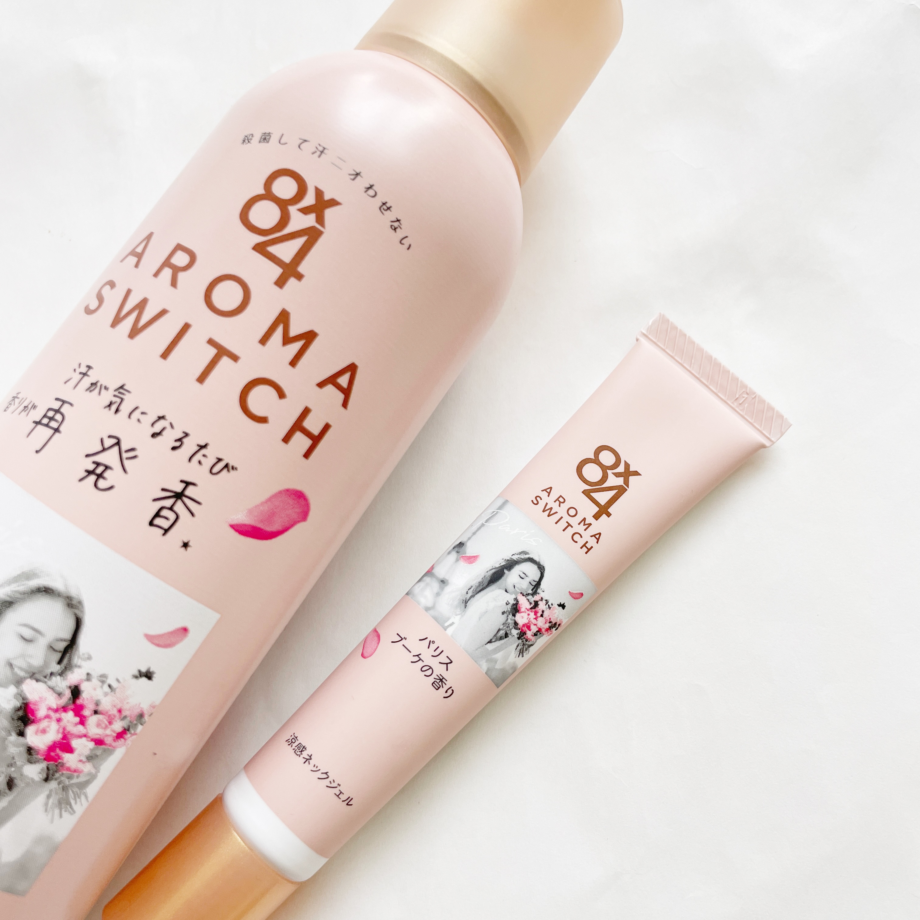 8x4 アロマスイッチ スプレー パリスブーケの香り/８ｘ４/デオドラント・制汗剤を使ったクチコミ（2枚目）