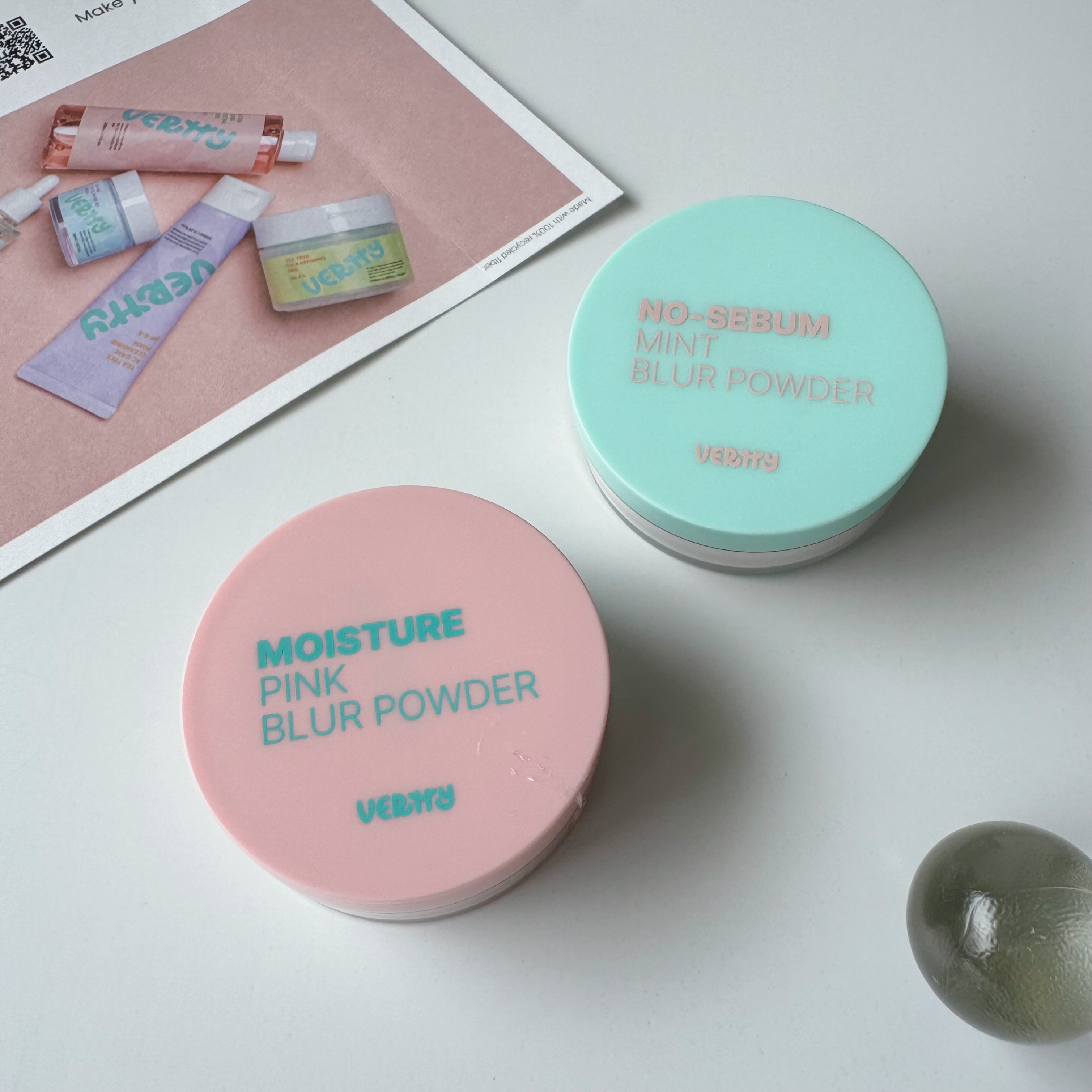 ノーセバムミントブラーパウダー /Vertty/ルースパウダーを使ったクチコミ（1枚目）