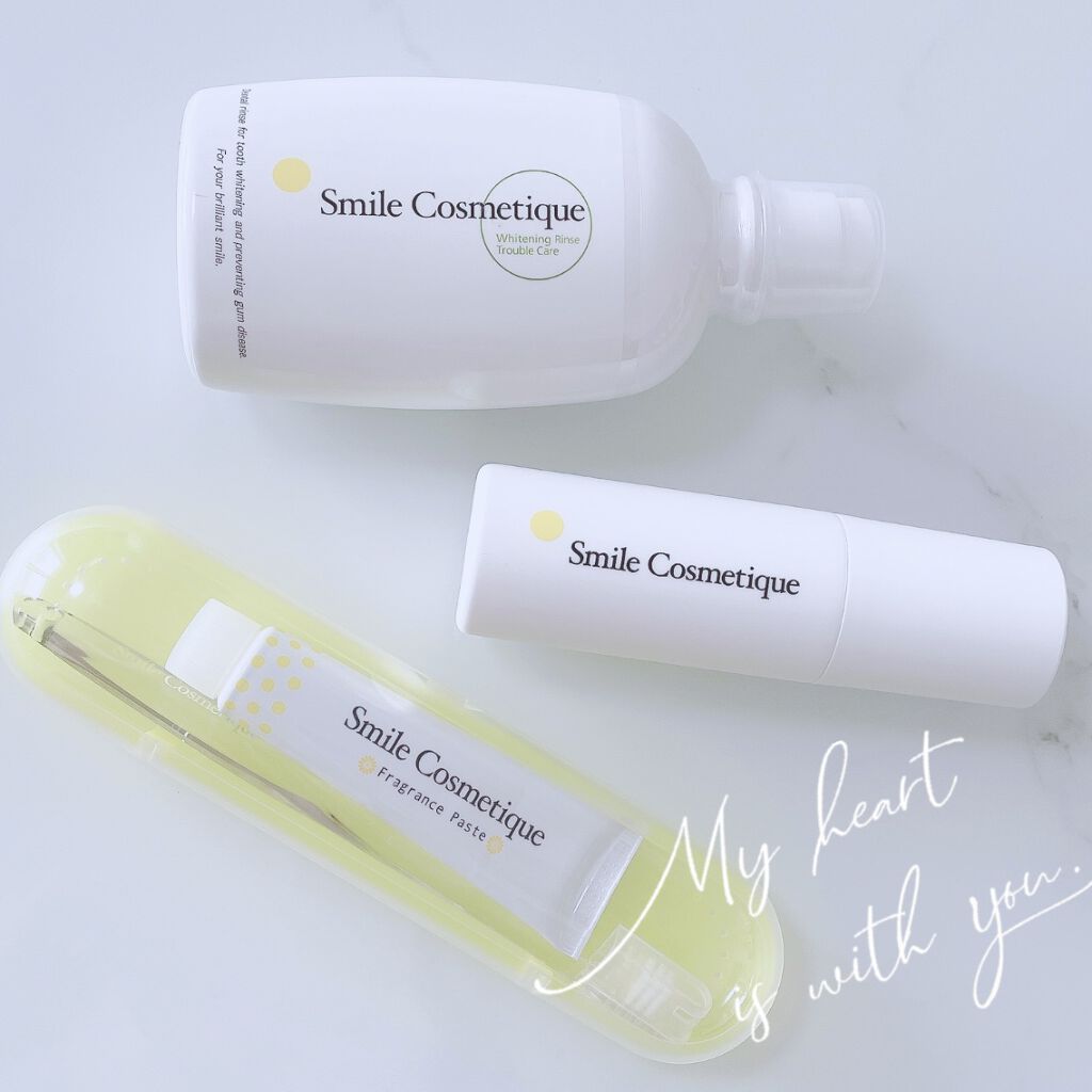 ホワイトニングデンタルリンス/Smile Cosmetique/歯磨き粉を使ったクチコミ（1枚目）