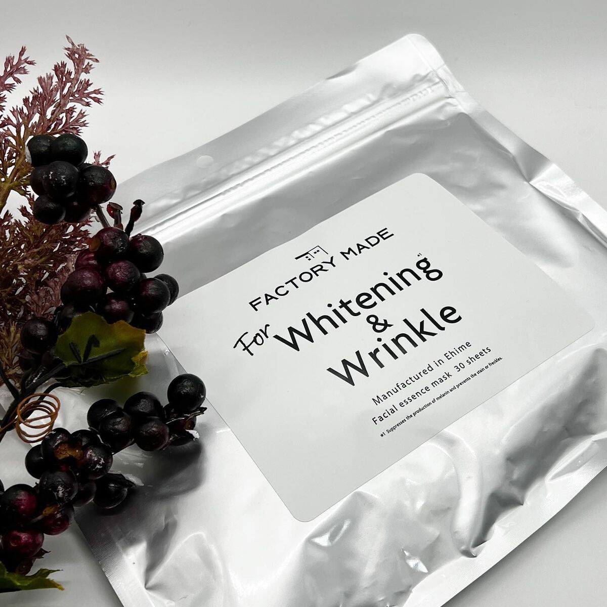 Whitening&Wrinkle シートマスク シワ 30P /FACTORY MADE/シートマスク・パックを使ったクチコミ(1枚目)