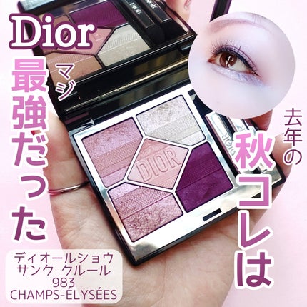 ディオールショウ サンク クルール(プラン ドゥ パリ コレクション限定品)/Dior/アイシャドウを使ったクチコミ(1枚目)