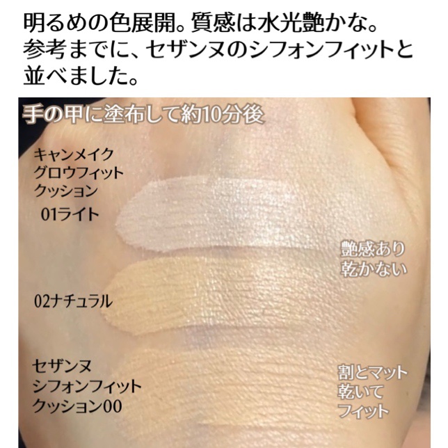 シフォンフィットクッションファンデーション/CEZANNE/クッションファンデーションを使ったクチコミ（3枚目）