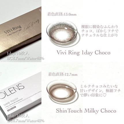 ViVi Ring 1day/OLENS/ワンデー(1DAY)カラコンを使ったクチコミ(3枚目)