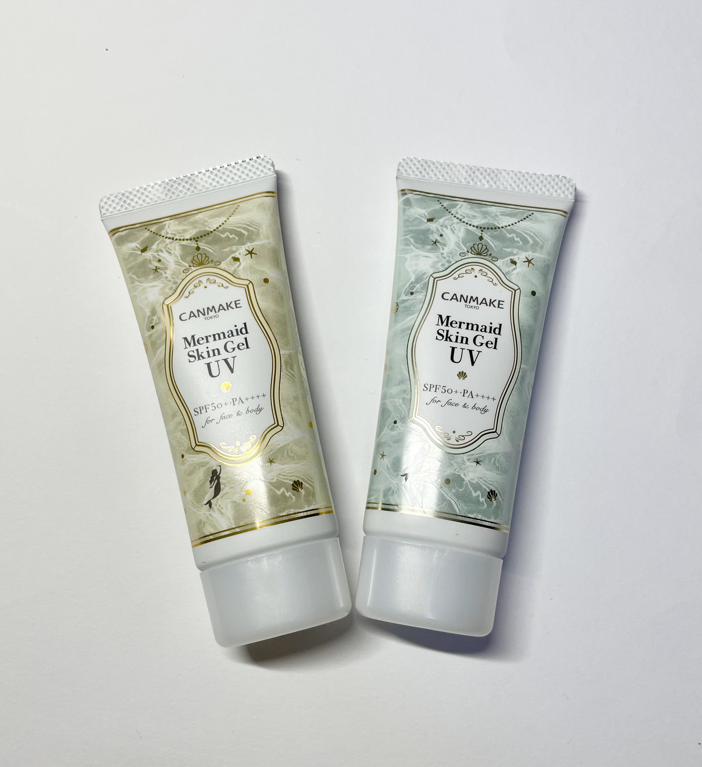 マーメイドスキンジェルUV C02 サニーイエロー/キャンメイク/日焼け止めジェルを使ったクチコミ（2枚目）