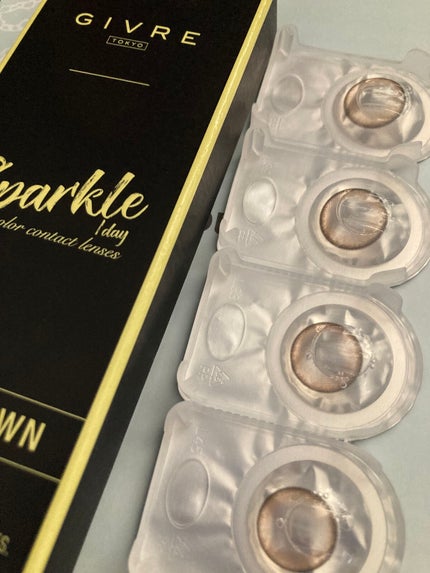 ジーヴル トーキョー スパークル/GIVRE TOKYO/カラーコンタクトレンズを使ったクチコミ(1枚目)