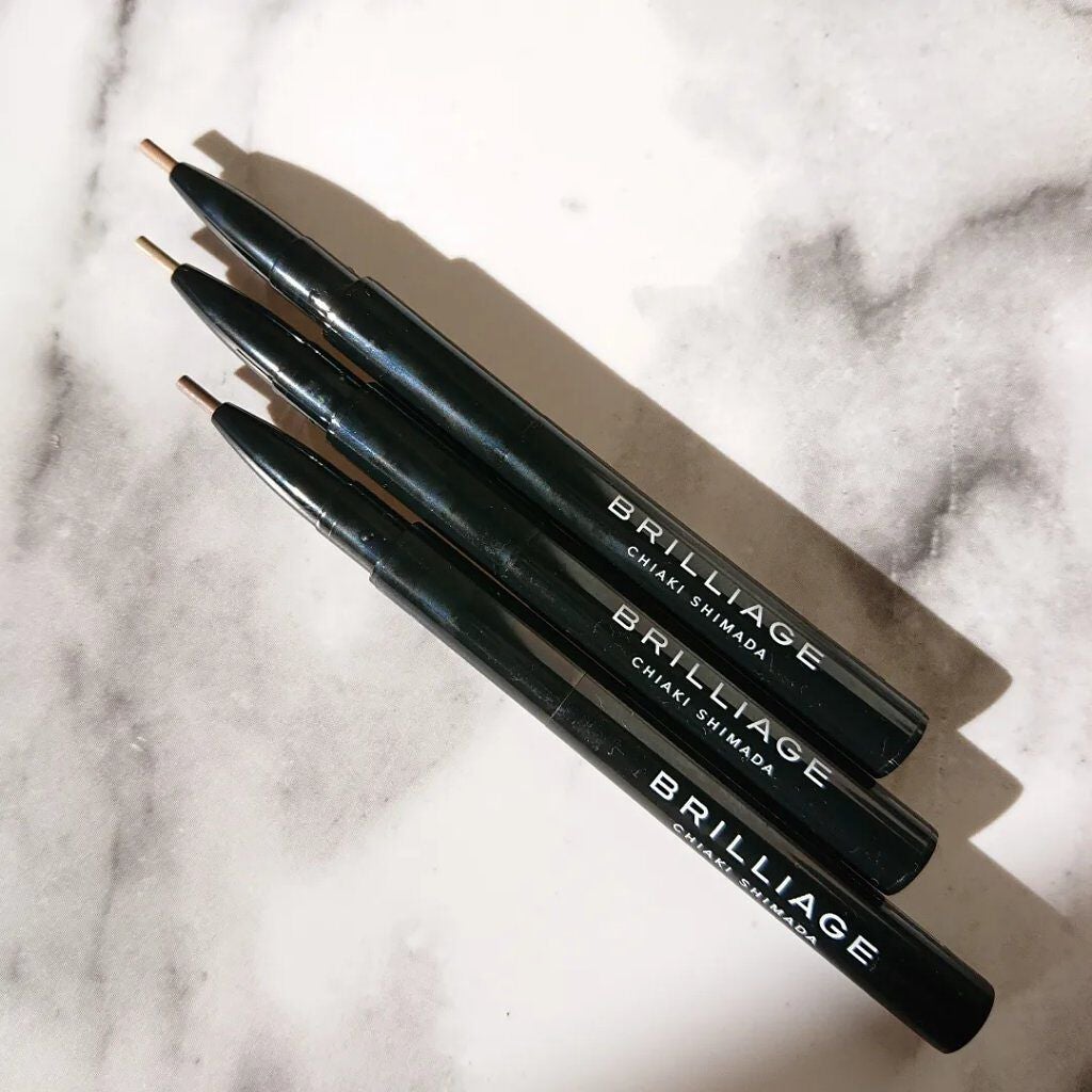 ロングステイ アイブロウパウダー&ペンシル/ブリリアージュ/アイブロウペンシルを使ったクチコミ(3枚目)