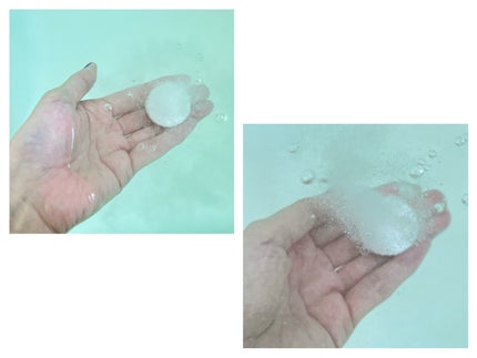 HOT TAB NATURAL ZEN SHOWER/HOT TAB/炭酸系入浴剤を使ったクチコミ(3枚目)