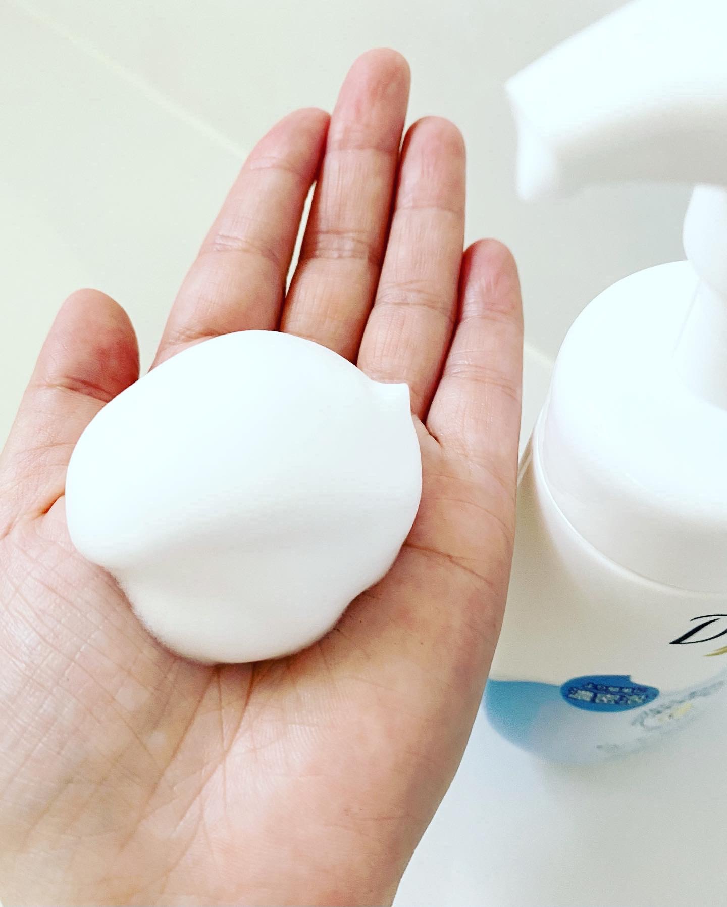 ビューティモイスチャー クリーミー泡洗顔料/ダヴ/泡洗顔を使ったクチコミ（3枚目）