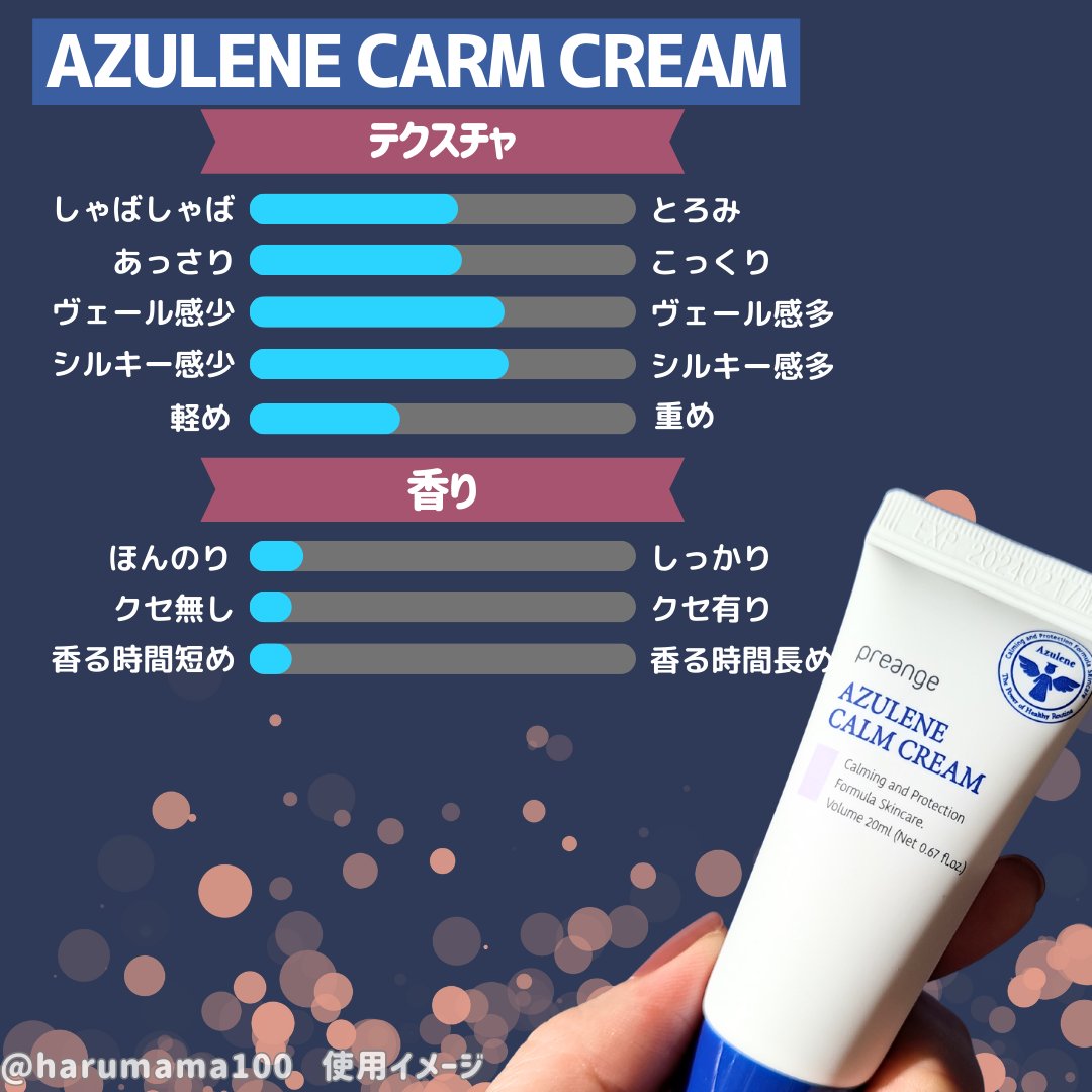 AZULENE CARM CREAM/preange/フェイスクリームを使ったクチコミ（2枚目）