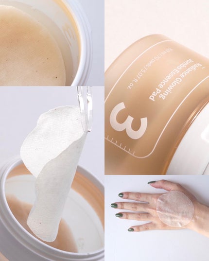 3番 うるツヤ発酵トナーパッド/numbuzin/トナーパッドを使ったクチコミ(1枚目)