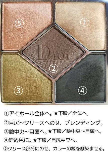 【旧】サンク クルール クチュール/Dior/アイシャドウパレットを使ったクチコミ(8枚目)