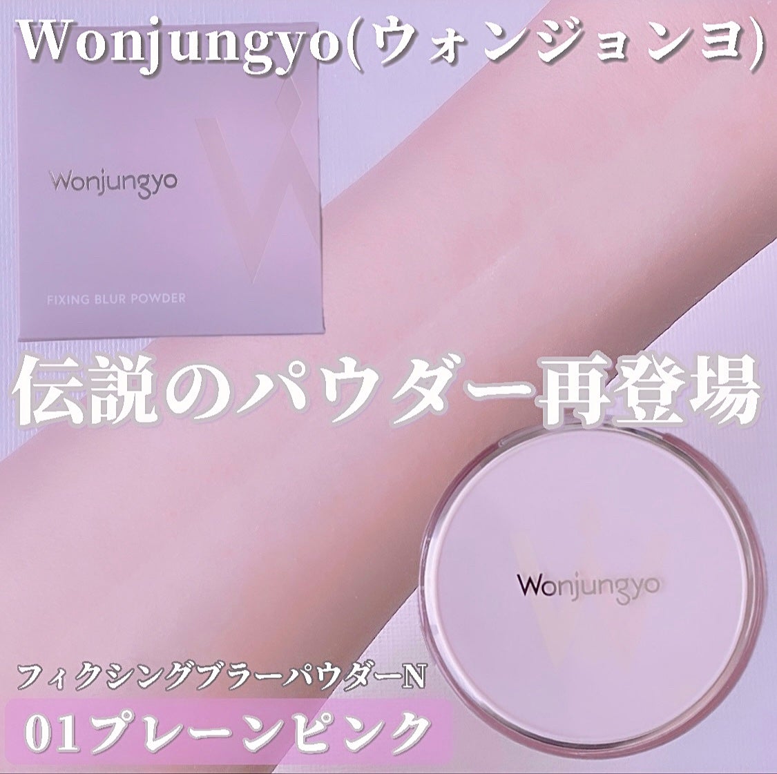 ウォンジョンヨ フィクシングブラーパウダー N/Wonjungyo/ルースパウダーを使ったクチコミ(1枚目)