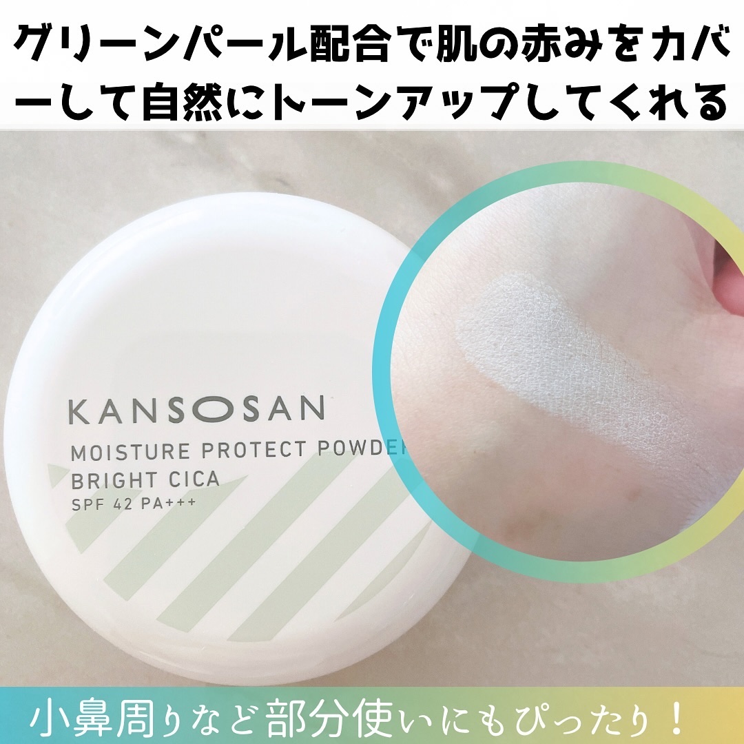 保湿力プロテクトパウダー ブライトシカ/乾燥さん/プレストパウダーを使ったクチコミ（3枚目）